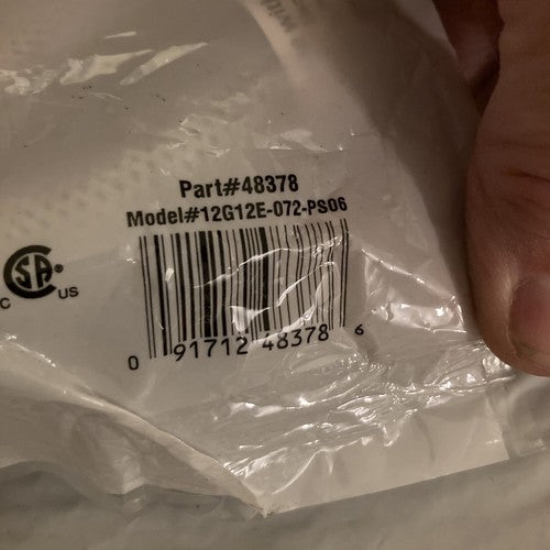 2-Pack Eastman 6 ft Washing Machine Connector hose Stainless Steel 48378