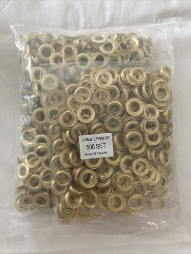 Grommets & Washers 1/2â 500 Pcs #4 Brass Self-Piercing Clothing Jean Business