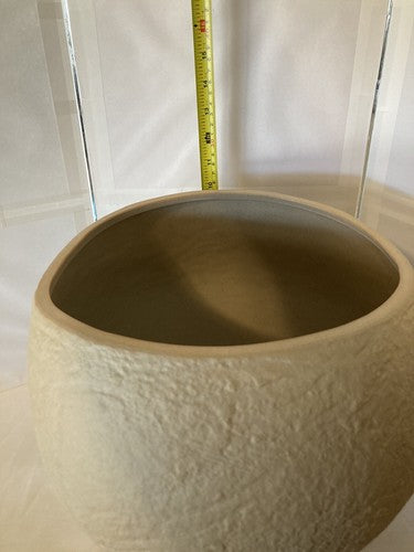 Audo Copenhagen Plantar Planter H26 10.2â By MENU Unglazed Stoneware Curvy Base