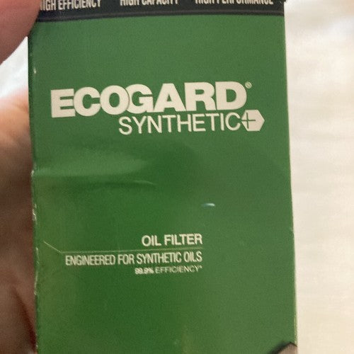 ECOGARD S10040 Premium Cartridge Engine Oil Filter for Synthetic Oil Fits Jeep