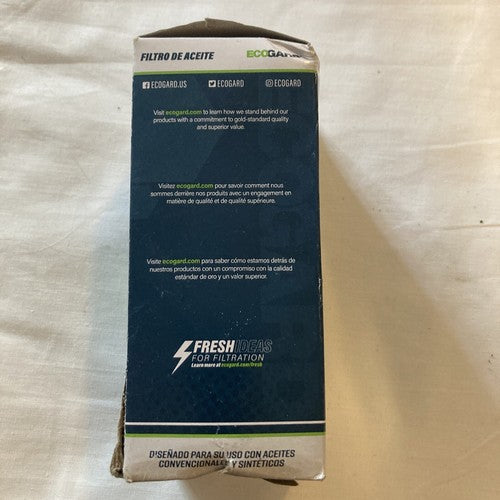 ECOGARD X10569 Premium Cartridge Engine Oil Filter for Conventional Oil Fits BMW