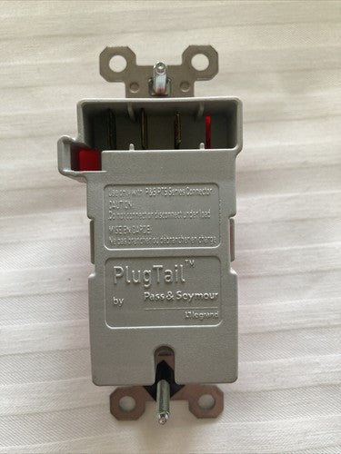 Qty: 10 Pass Seymour PT20AC1 Plug Tail Single Pole Switch 20A 120/277VAC Brown