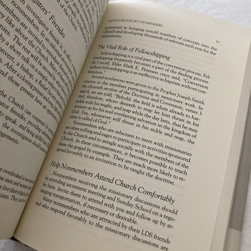 BOOK: THE CHALLENGE AND THE HARVEST Franklin D. Richards AUTOGRAPHED Signed
