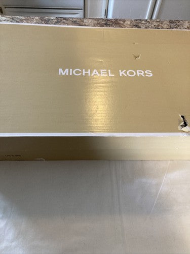 NIB Michael Kors Dorthy Flex Boots Sz 5.5 Womenâs Suede Black Heeled Boot 5 1/2
