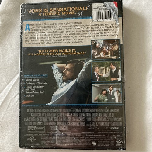 BRAND NEW - Jobs - (DVD, 2013) Ashton Kutcher Terrific Movie