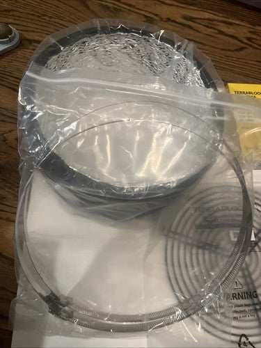 TerraBloom Wireless Remote Speed Controller EC FANS 10â Duct Clamps Intake Grill