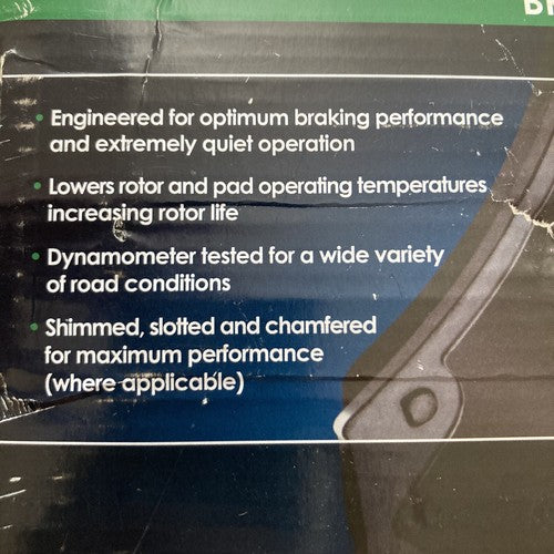 Disc Brake Pad Set-Rear Drum Front IAP Dura BP833C Full Manufacturers W