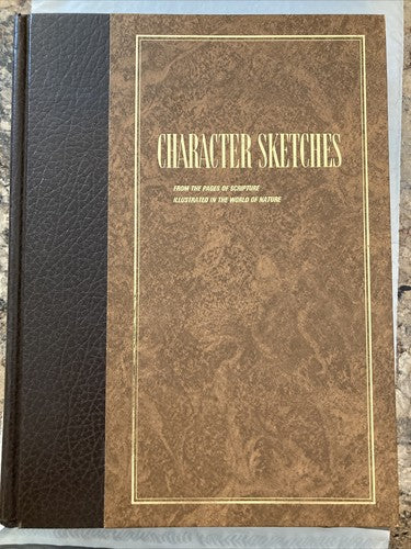 BOOK: Character Sketches Volume 1 1978 Hardcover Illustrated Nature Vintage