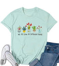 NEW LARGE Teacher Shirt We All Grow at Different Rates Shirt T-Shirt Gift SZ L
