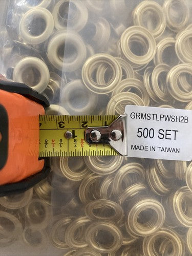 Grommets & Washers 1/2â 500 Pcs #4 Brass Self-Piercing Clothing Jean Business