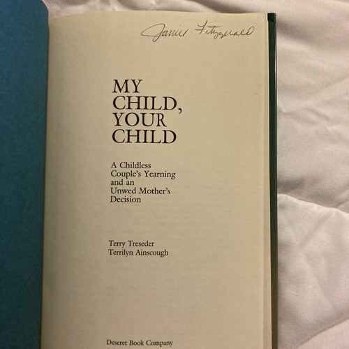 BOOK: My Child Your Child A Childless couples Yearning Vintage 1991 Adoption