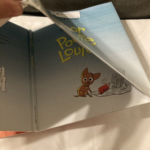 BOOK Poor Louie by Tony Fucile 2017 Picture Book Hardcover Dogs Used Ex Library
