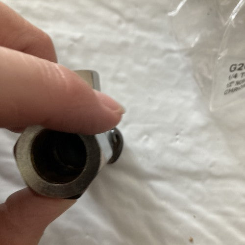 BrassCraft G2CR19XC  1/2â Nom Comp Inlet 3/8â OD Comp Outlet 1/4 Turn Stop