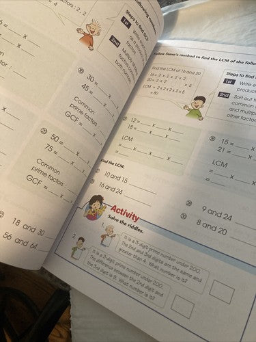 BOOK LOT: Grade 5 Complete Math Success Writings Mathematics Spectrum Homeschool