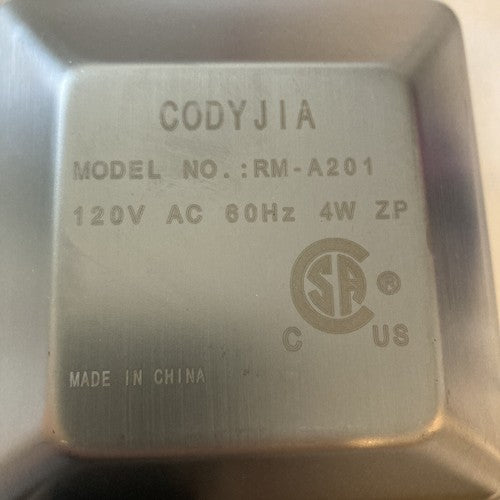 CODYJIA RM-A201 Stainless Steel Rotisserie Motor 120 Volt 60Hz 4W