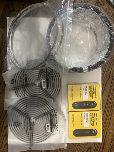 TerraBloom Wireless Remote Speed Controller EC FANS 10â Duct Clamps Intake Grill