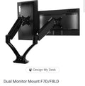 Flexispot F7D Dual-arm 10"-27" Monitor Mount NEW