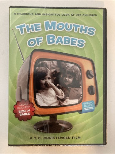 BRAND NEW DVD ~ The Mouths Of Babes: A Hilarious/insightful Look At LDS children