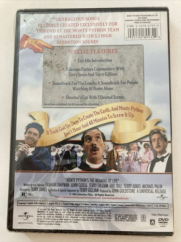 BRAND NEW ~ Monty Python's the Meaning of Life (DVD, 1983) Graham Chapman