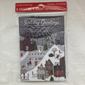 Holiday Greeting Card Pack Of 8 Deluxe Foil Lined Envelopes Christmas Designer