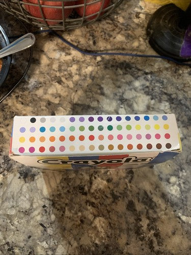 RARE Crayola Crayons Poptism Special Edition 2017 64 Colors Built In Sharpener