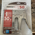 NEW Arrow Fastener T50 Steel Heavy-Duty Professional Staple Gun Genuine