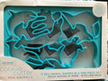 Silicandy Cookie Cutter 8x11 Multi Animal Sea Blue 11 in 1 Baking BPA free FDA