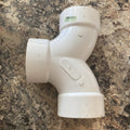 Canplas 192263 PVC DWV 3 Double Bend Y 2263 White Pipe Tube Connect 3â