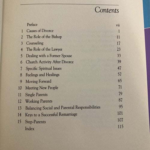 BOOK: DIVORCE AND BEYOND Keys to Survival and Success Vintage 1987 Desert Book