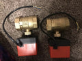 2 DN40 -1/2 Motorized Electric Ball Valve AC 220V 2-Way 3-Wire Control Brass
