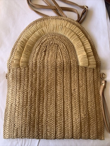 Straw Clutch Handbag Summer Beach Straw Purse Women Woven Envelope Bag Khaki