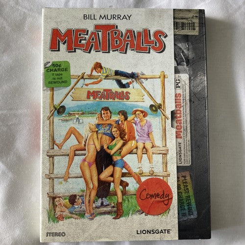 BRAND NEW DVD Meatballs (WS) Bill Murray w/ Retro Slipcover