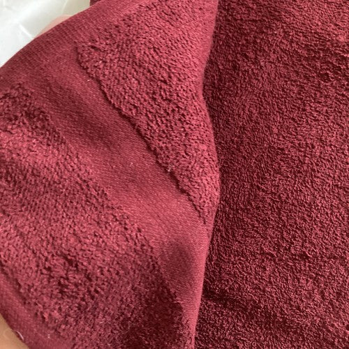 QTY: 12 Dish/Hand Towels Maroon Burgundy Golden Mills Jewel 27â x 16â Kitch/bath