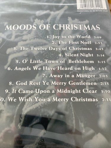 BRAND NEW CD/DVD Moods Of Christmas VOL 1 Joy To The World Silent Night & More