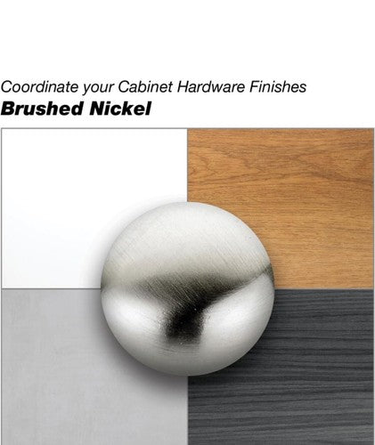 Richelieu BP527256 Nickel 10-1/16" Center To Center Handle Cabinet Pull