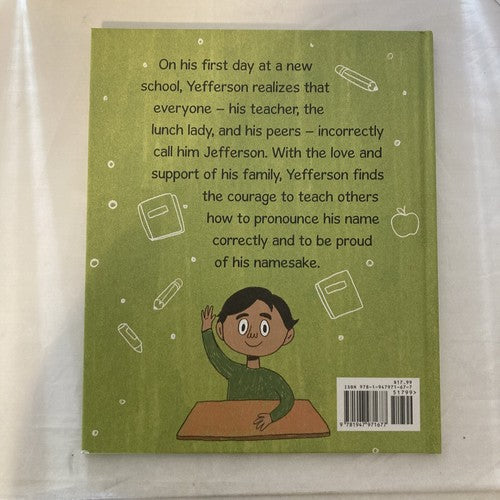 BOOK: Yefferson, Actually Bilingual English/Spanish Trejo Martin-Rowe learning