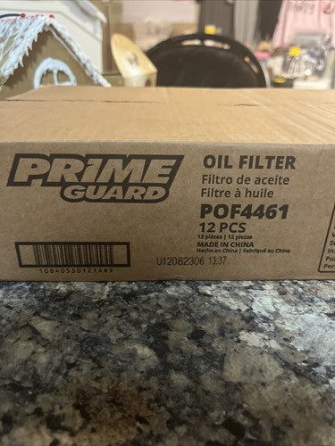 NEW Case Of 12 Prime Guard Engine Oil Filter POF4461 POF  4461 Sealed
