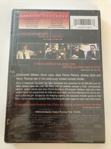 Suicide Kings (DVD, 1997) Thriller *Brand New & Factory Sealed*