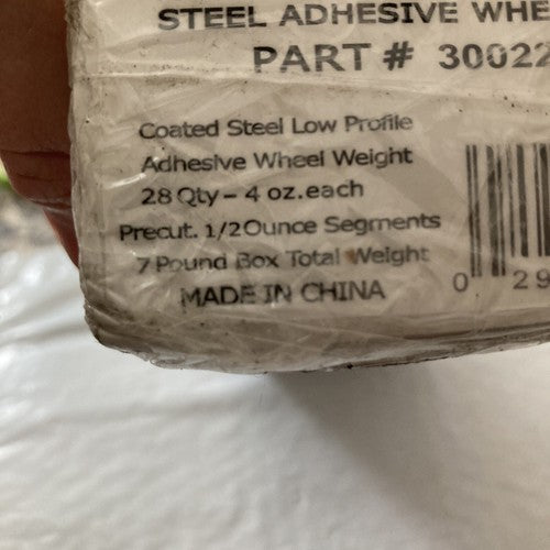 1 BOX/28-4oz  QuickStik Coated Steel Low Profile Adhesive Wheel Weights 300224fe