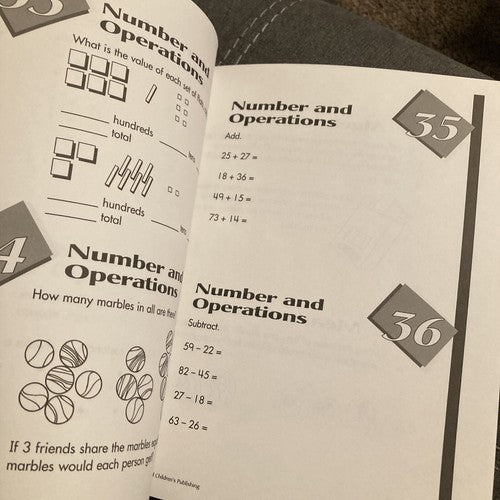 Daily Warm Ups Math Problems & Puzzles Grade 2 Paperback Work Book Paperback
