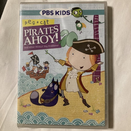 BRAND NEW Peg + Cat: Road Trip Ready - Pirates Ahoy (DVD, 2014) PBS Kids Movie