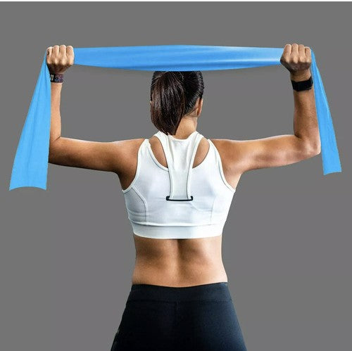 NEW 9 Ft Stretch Resistance Bands Exercise Pilates Yoga Aerobic GYM Home Workout