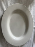 Turkey Platter Tabletops Unlimited White Oval Serving Plate 18" X 14" Holidays