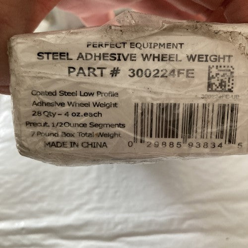 1 BOX/28-4oz  QuickStik Coated Steel Low Profile Adhesive Wheel Weights 300224fe