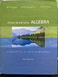 BOOK Intermediate Algebra: Concepts and Applications David J. Ellenbogen, Marvin