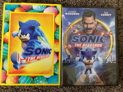 NEW Sonic the Hedgehog (DVD, 2020) W/ Slipcover Jim Carrey
