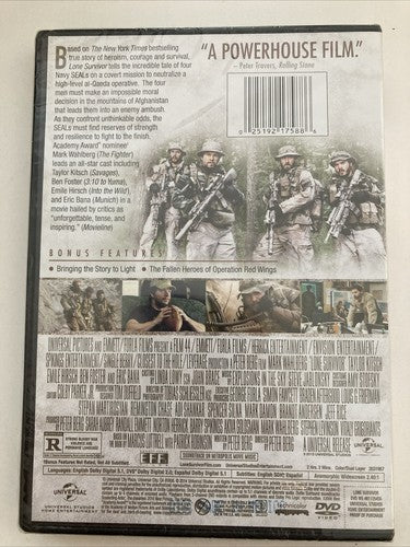 BRAND NEW DVD ð Lone Survivor DVD Mark Wahlberg Based On True Acts Of Courage