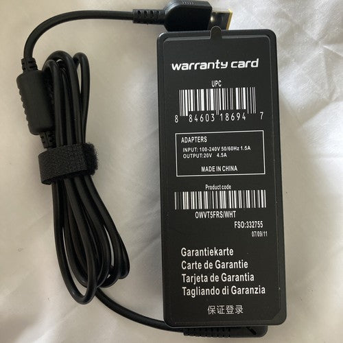 NEW Warranty Card Adapter charger laptop replacement cord cable box computer
