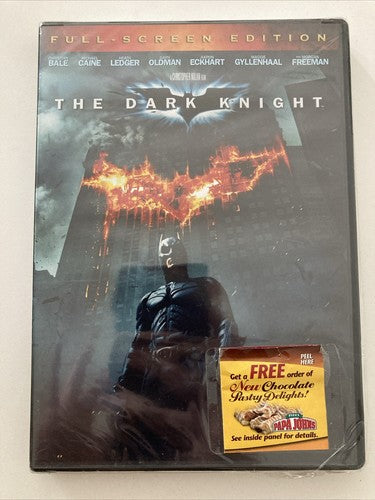 BRAND NEW DVDð The Dark Knight 2008 Batman DC Heath Ledger Joker Christian Bale