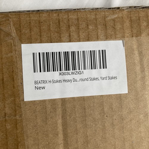 QTY- 5 Heavy Duty Metal H-Stakes Frame Wire Stakes Yard Sign Stake 24"x10"